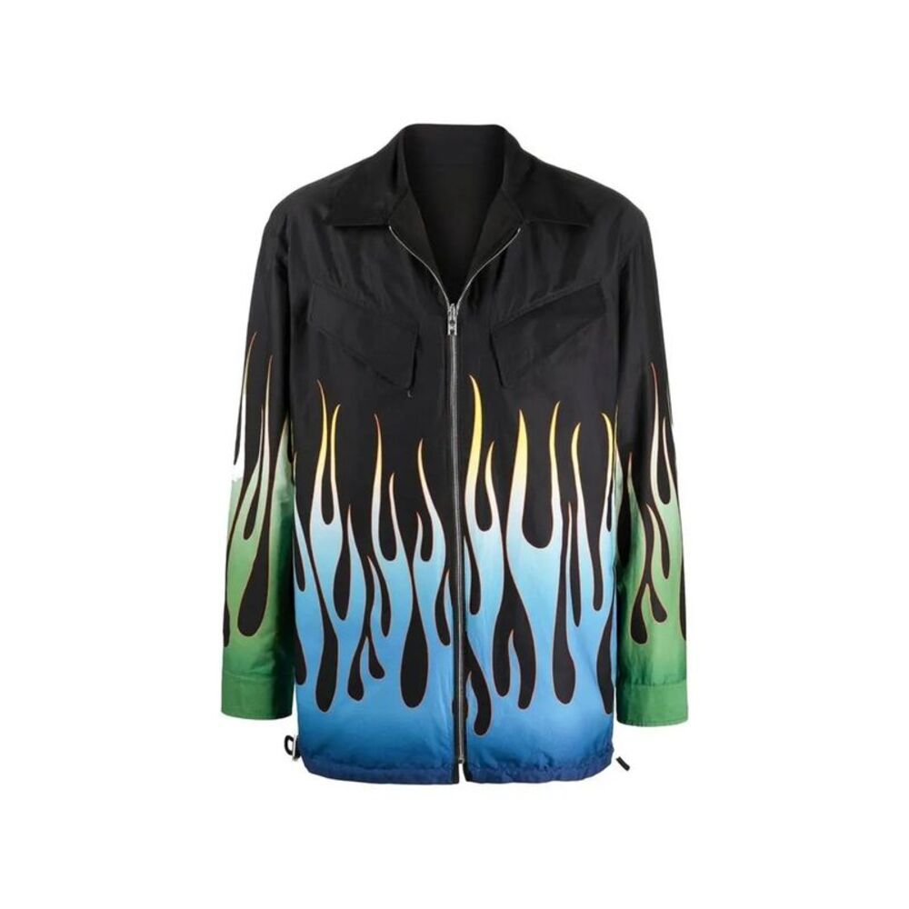 Kenzo Flame Print Reversible Jacket Men